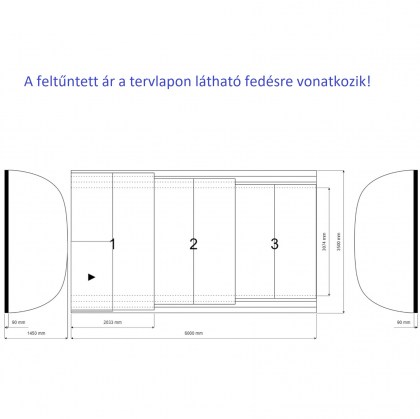 Parma mini polikarbonát medencefedés